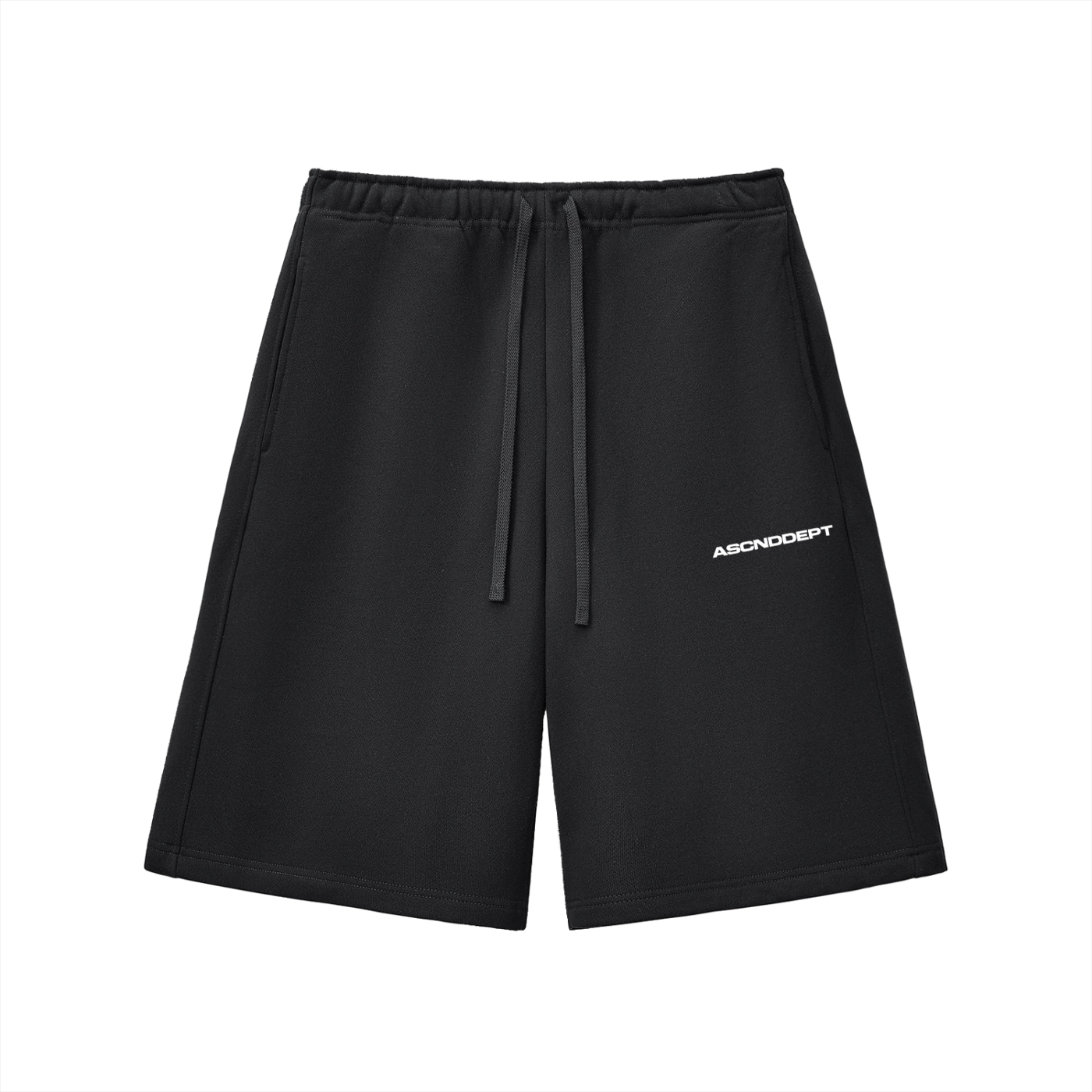 SWEAT JORTS - BLACK