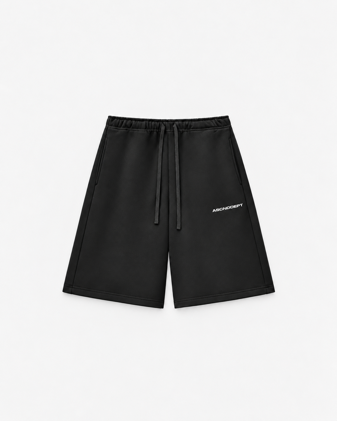 SWEAT JORTS - BLACK