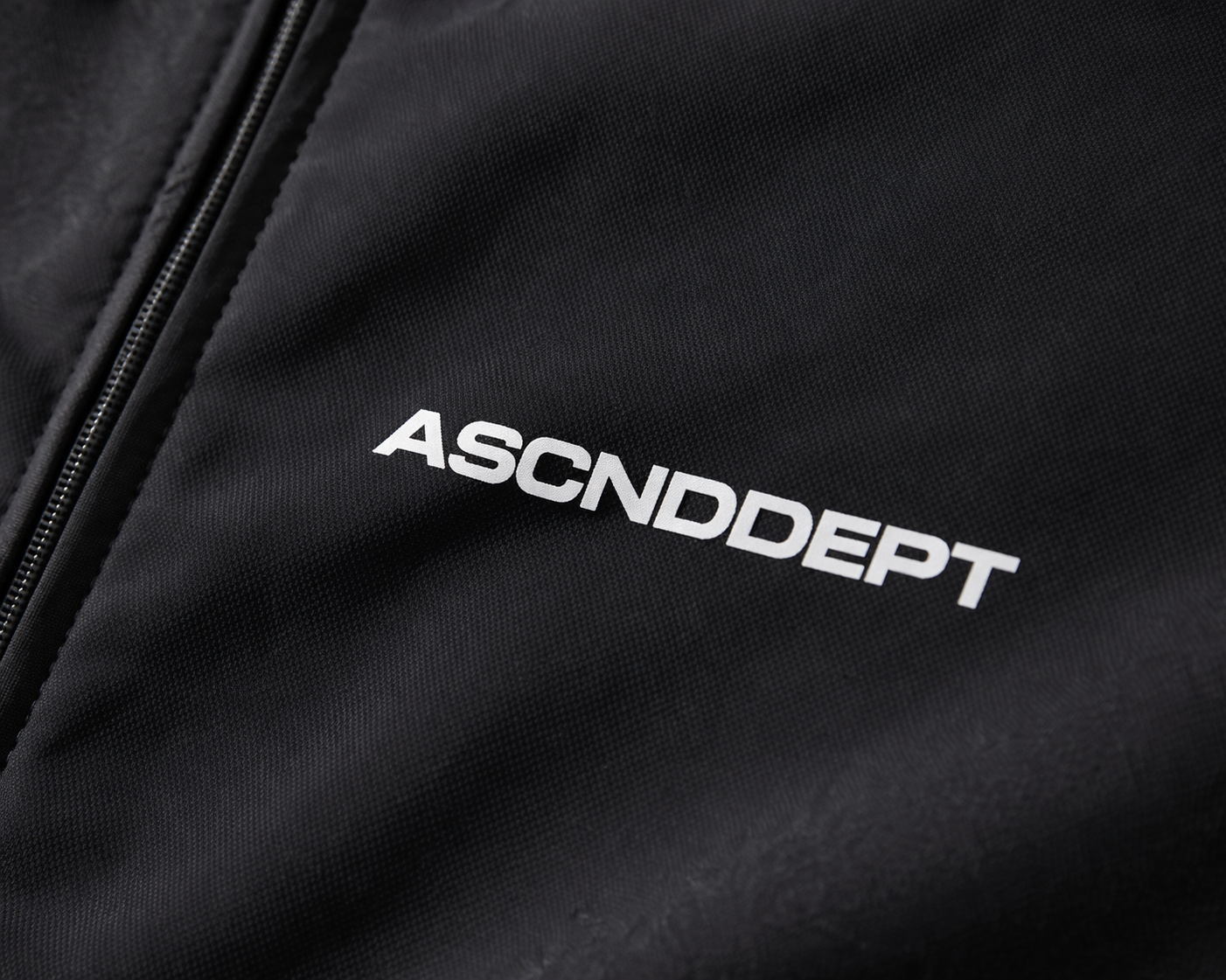 COLLAR TRACK JACKET - BLACK