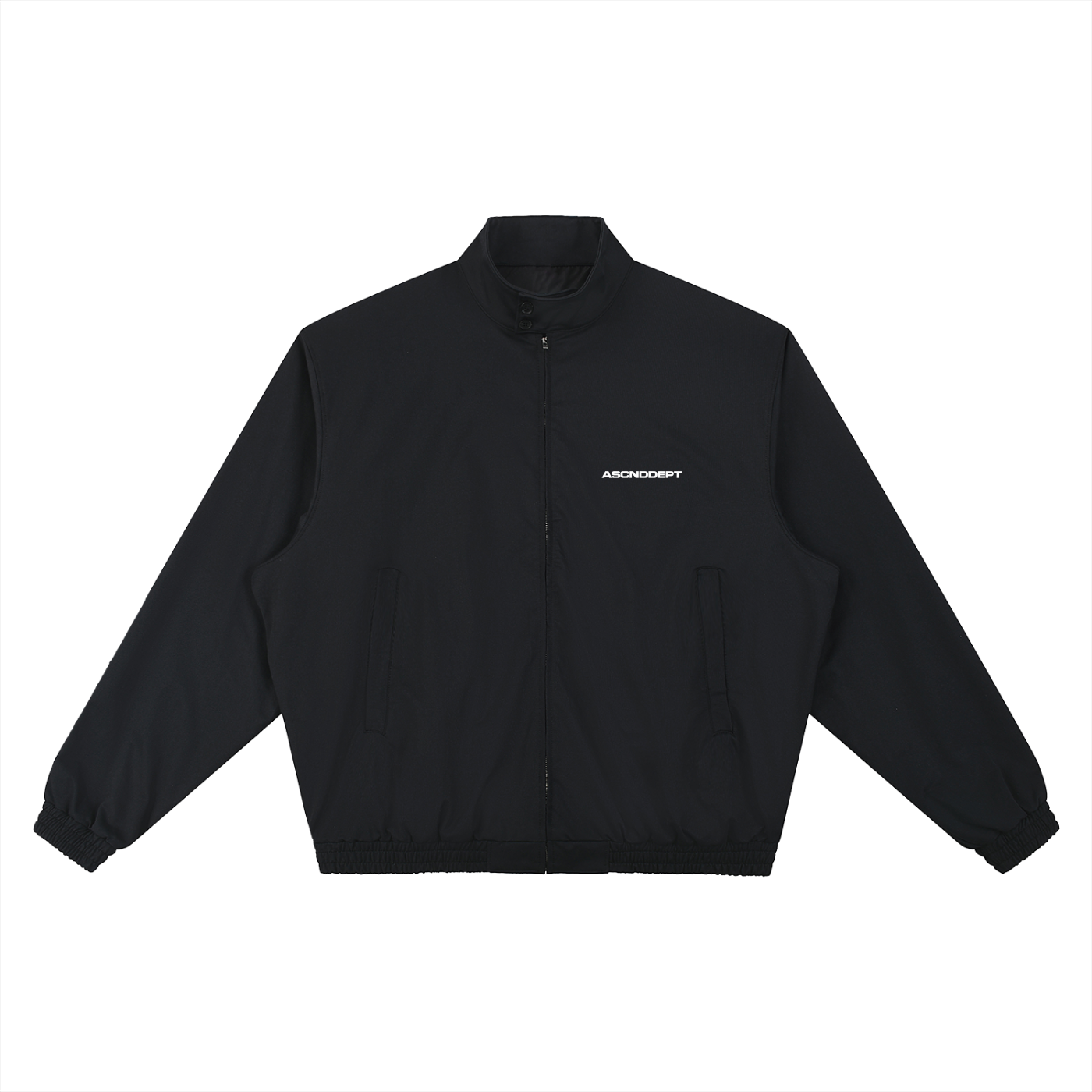 COLLAR TRACK JACKET - BLACK