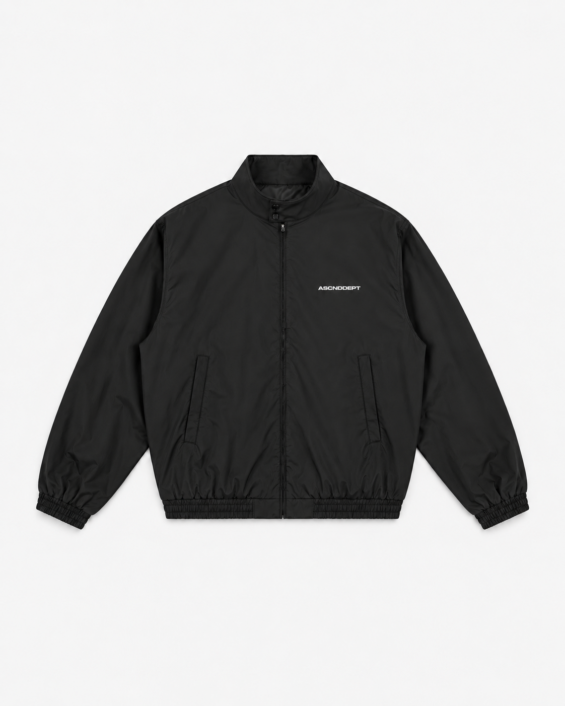 COLLAR TRACK JACKET - BLACK